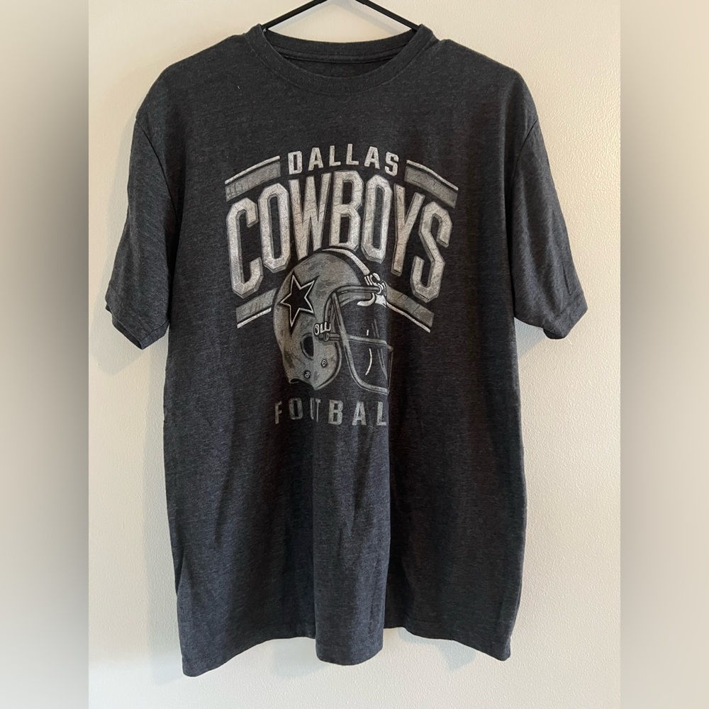 Unisex Dallas Cowboys Football Graphic T-Shirt Gray